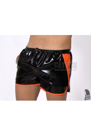 Men's Latex Drawstring Gym Shorts