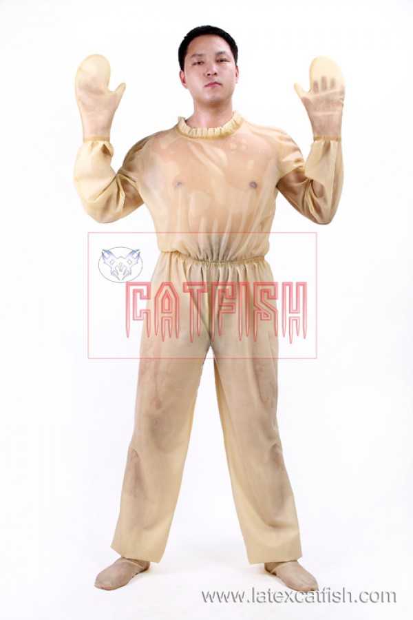 Unisex Transparent Latex Sweat Suit