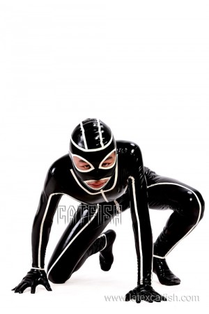 Unisex 'Gimpy' Total Body Latex Catsuit