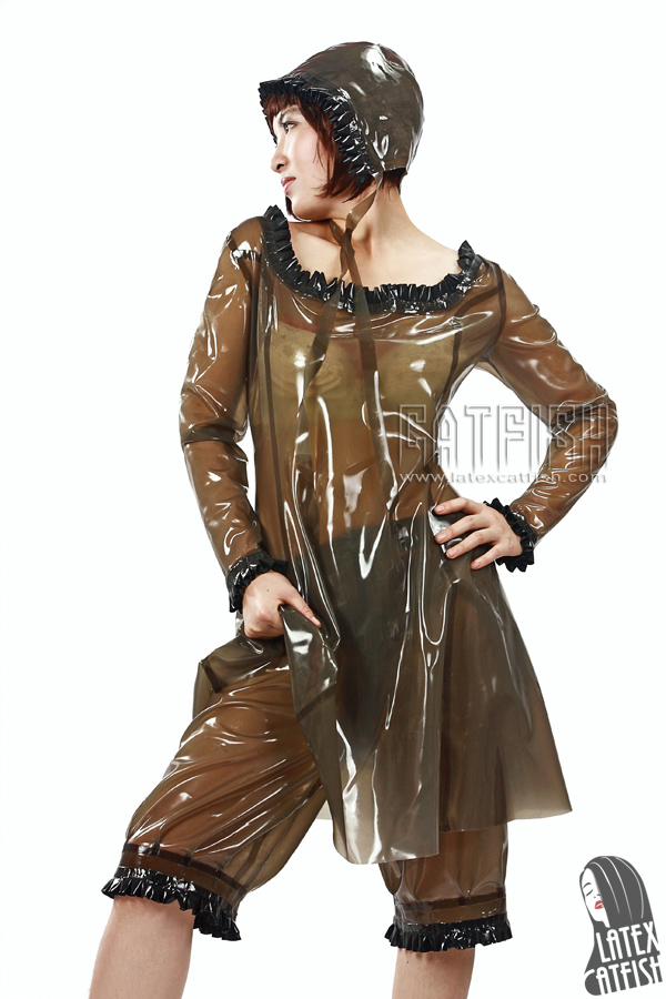 20 Something Three-Piece Latex 'Bathing Beauty' Outfit
