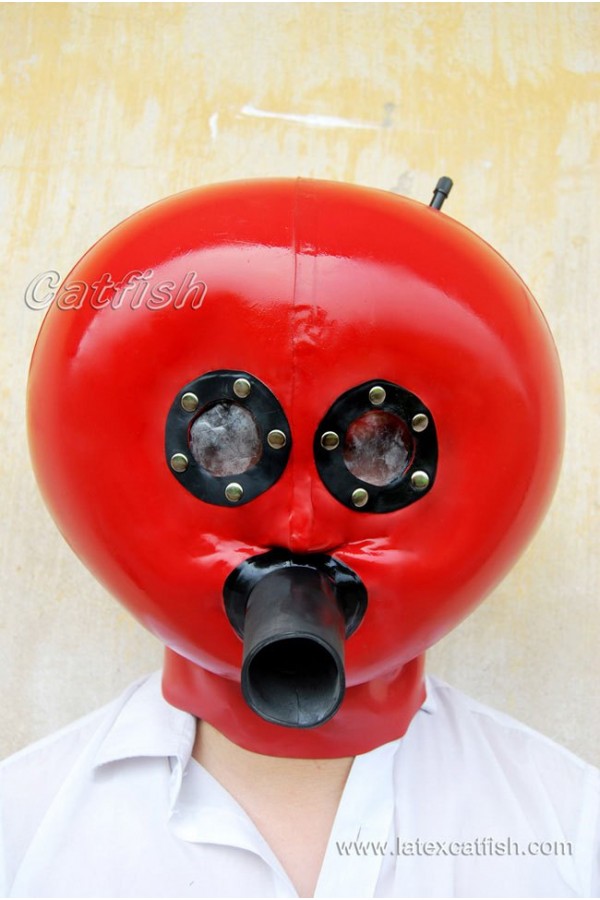 Alienated n Loony Inflatable Latex Hood