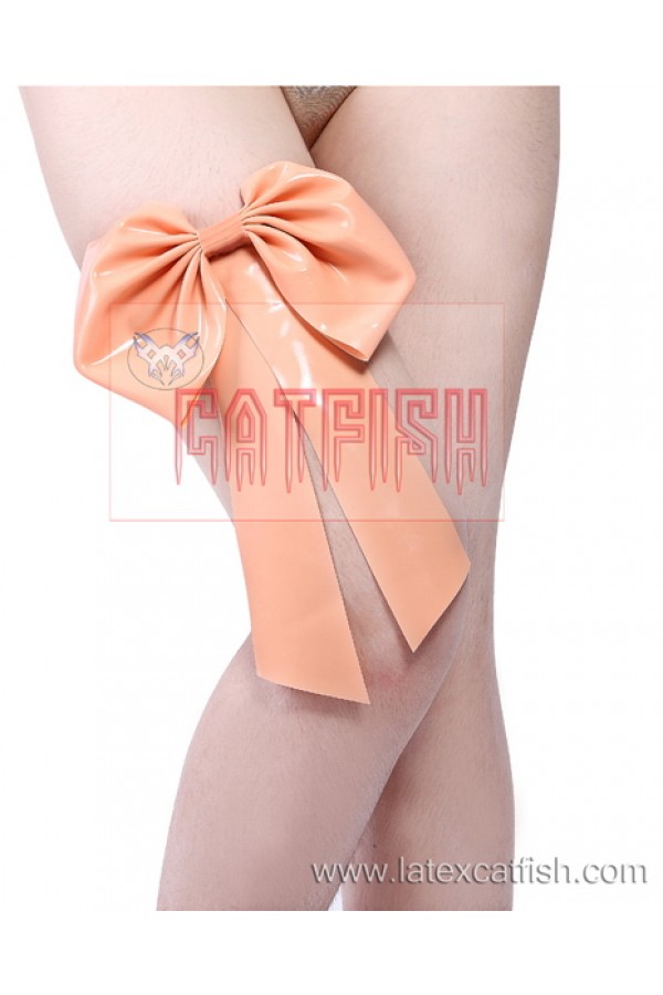 Latex Bufferfly Bow Leg Garter