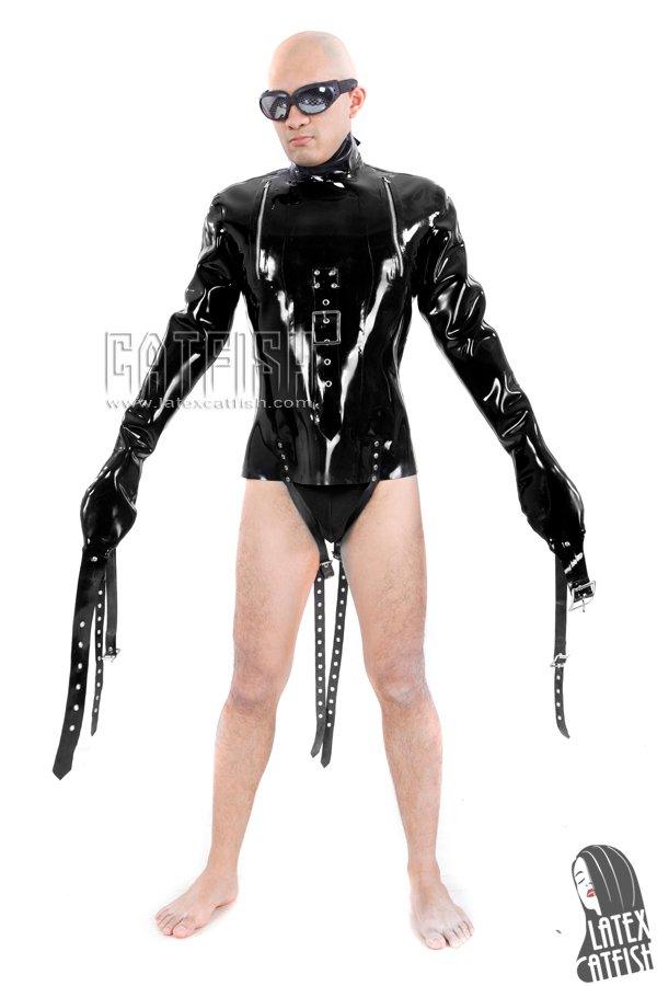 Unisex 'No Way Out' Heavy Latex Straight-Jacket