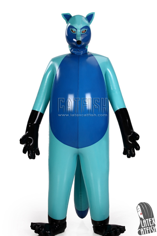 Inflatable 'Possum Pet' Latex Costume Suit