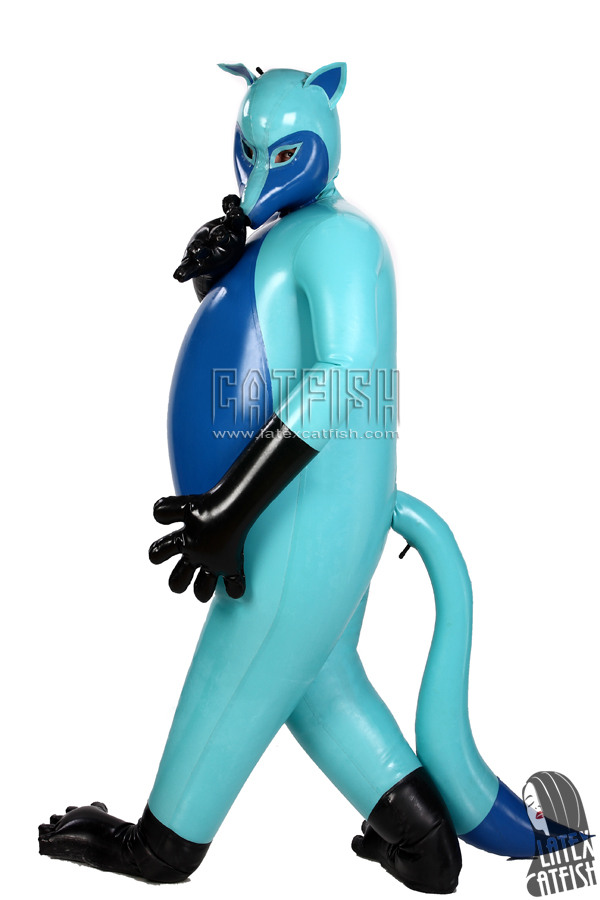 Inflatable 'Possum Pet' Latex Costume Suit