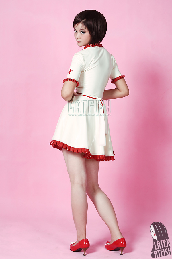 'Cardiac Arrest' Latex Mini-Dress Nurse Uniform