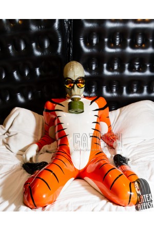 Men's 'Purrfect Pet' Latex Catsuit