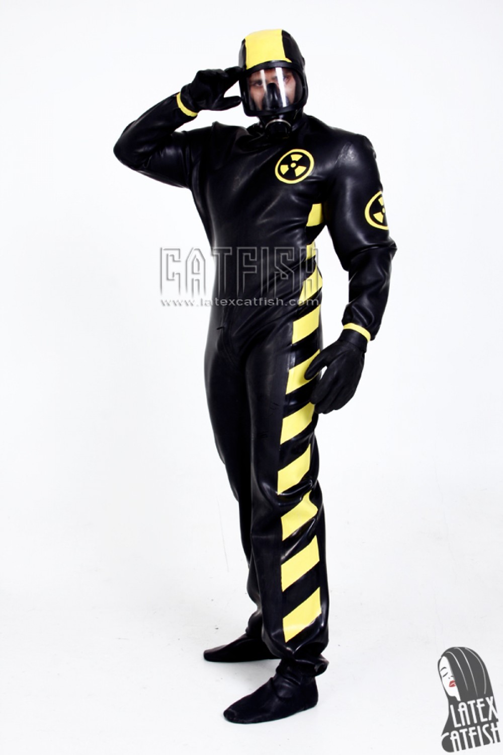 Men's Industrial Heavy-Duty 'Hazmat' Safety Protection Suit Men's Industrial Heavy-Duty 'Hazmat' Safety Protection Suit