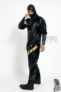 (stock clearance) Men's Heavy Duty Brand Name Latex Hooded Drysuit Diving Suit