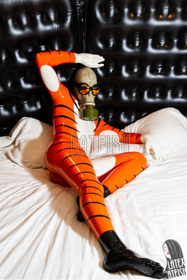 Men's 'Purrfect Pet' Latex Catsuit