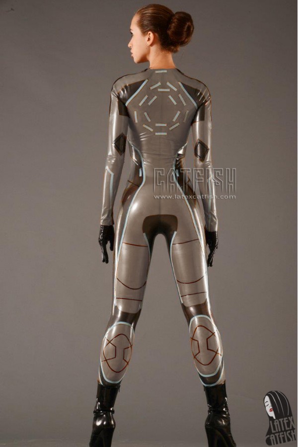 Tron Lady Latex Costume 