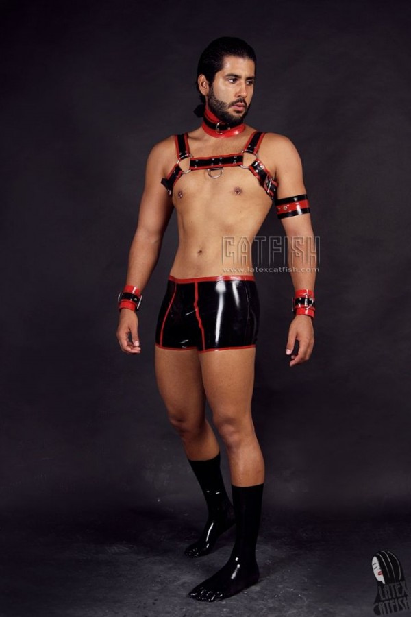 Men's Latex Club Wear Shorts