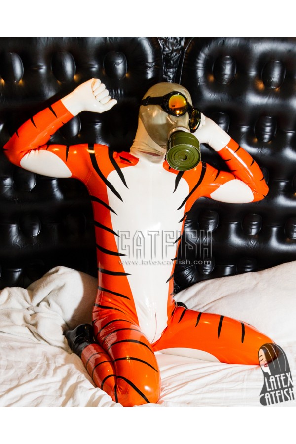 Men's 'Purrfect Pet' Latex Catsuit