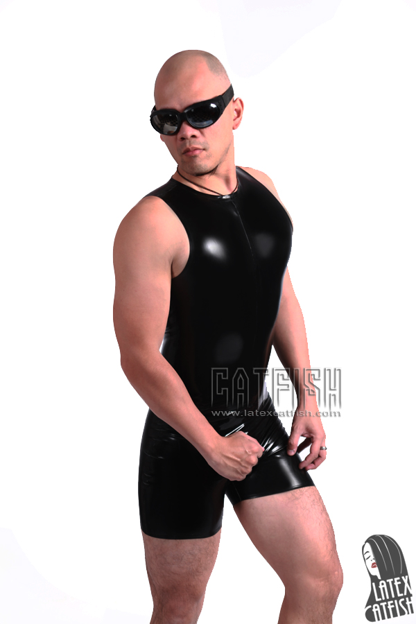 Men's Sleeveless Neck Entry Latex Surfsuit