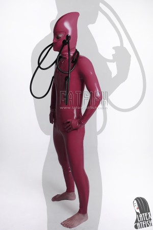 Men's 'Tubular Alien' Latex Costume Catsuit