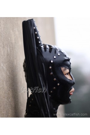 Studded Ponytail Hood