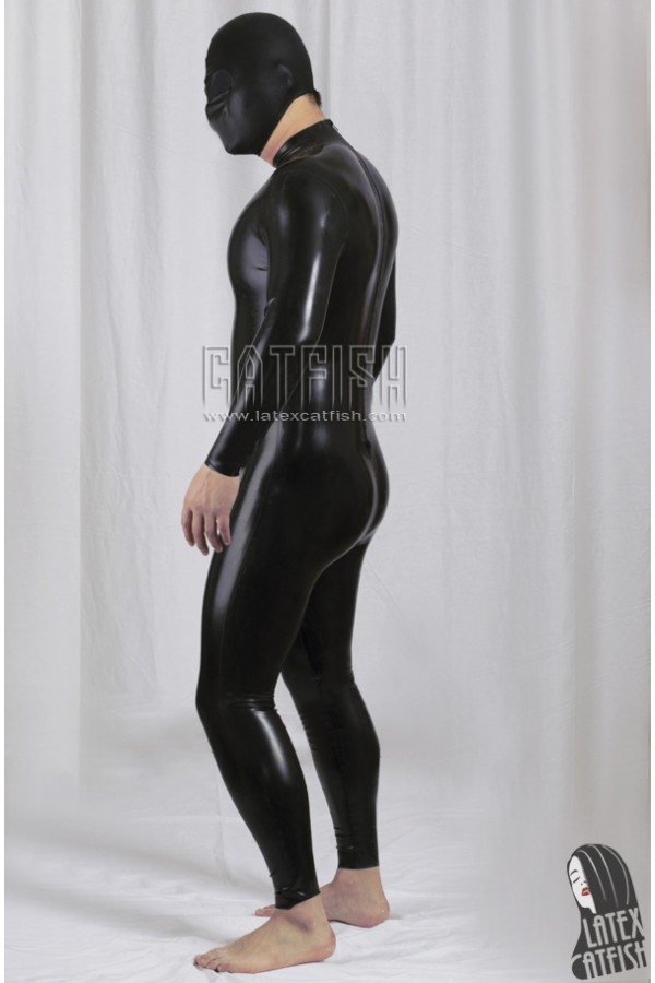 Men's 'Spermaceti' Back Zipper Latex Catsuit