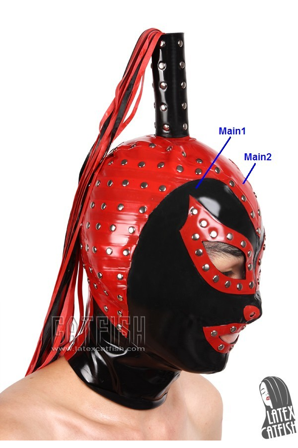 Diaboli Studded Ponytail Hood