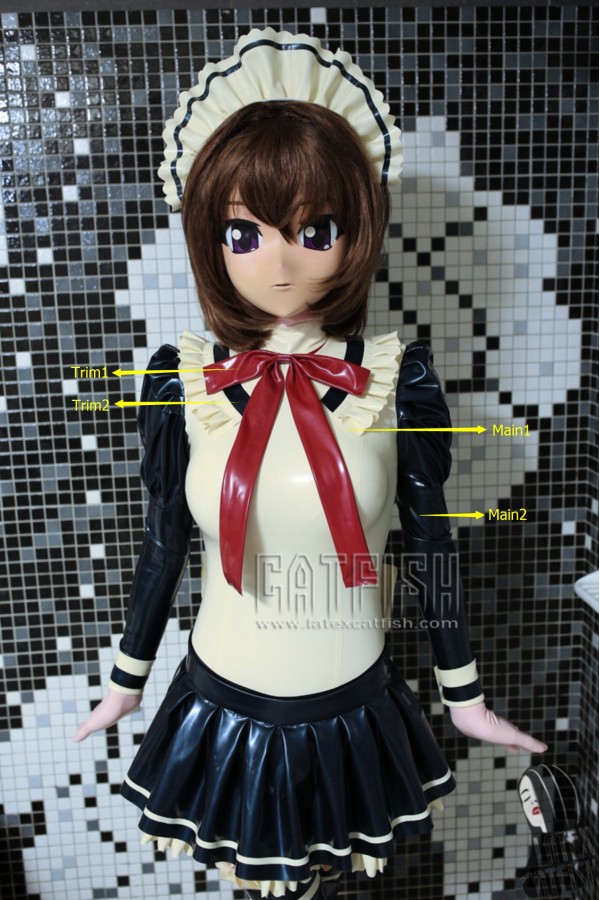 Anime 'Waitress/Maid' Latex Costume