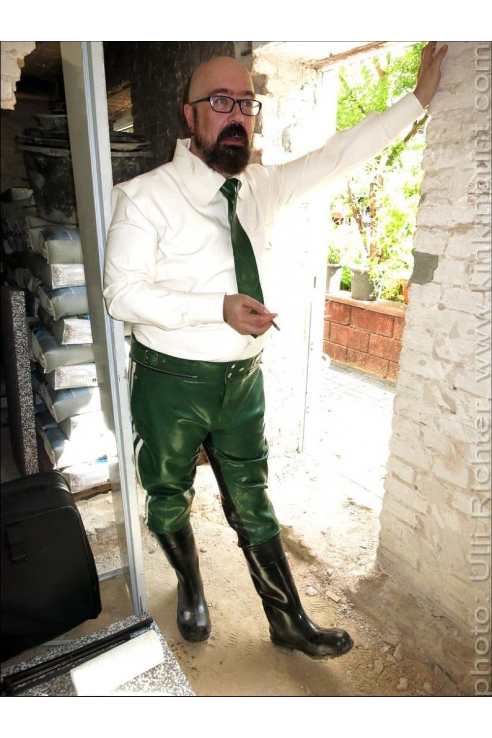 Men's Latex Military Shirt