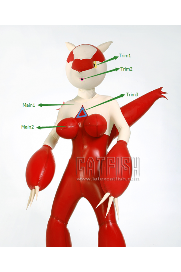 Unisex Inflatable 'Pokemon' Latex Costume