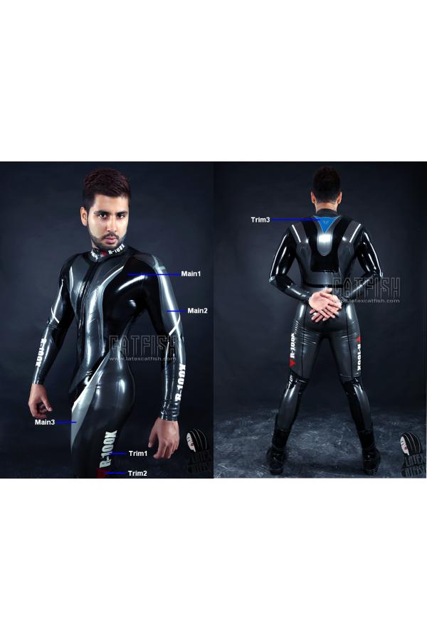 Men's Rubber Moto Racing Catsuit Version 12