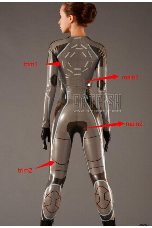 Tron Lady Latex Costume 