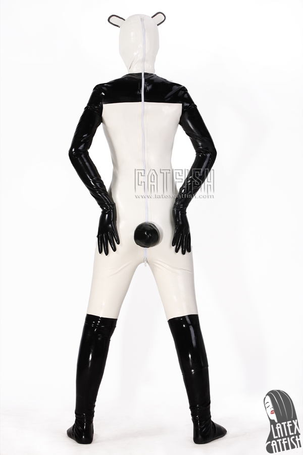 Unisex 'Playful Pet' Latex Catsuit