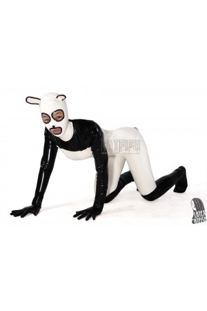 Unisex 'Playful Pet' Latex Catsuit