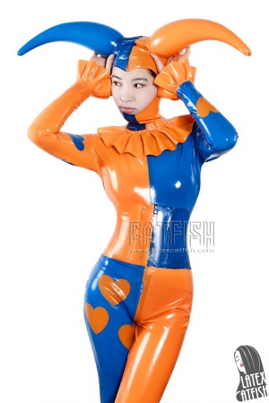 'Jestress' Latex Costume Suit