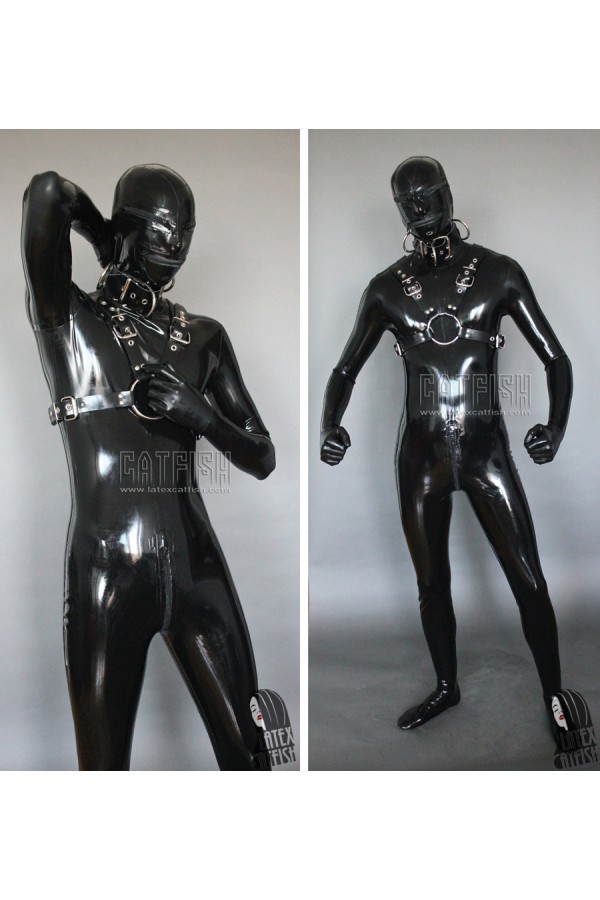 Full Enclose Gimperator Latex Catsuit