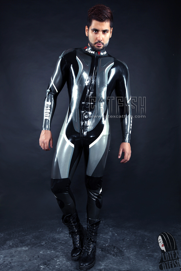 Men's Rubber Moto Racing Catsuit Version 12