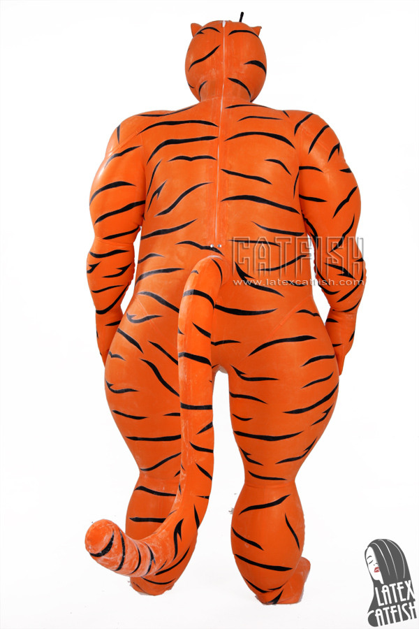 Cute Inflatable Latex Tiger