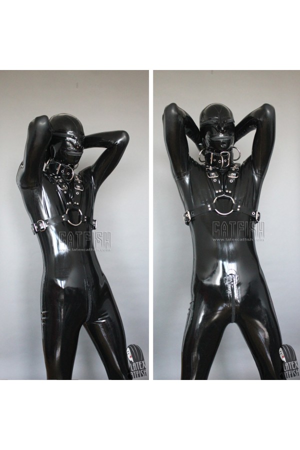 Full Enclose Gimperator Latex Catsuit