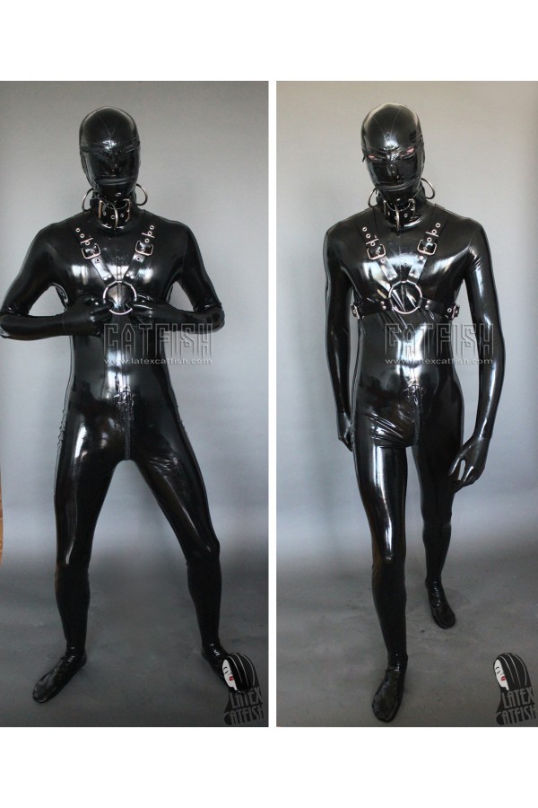 Full Enclose Gimperator Latex Catsuit