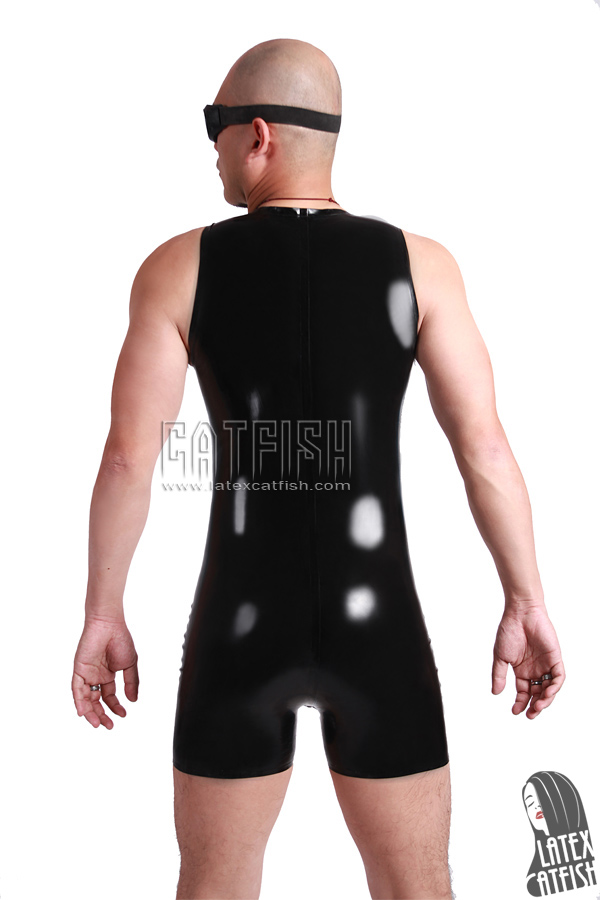 Men's Sleeveless Neck Entry Latex Surfsuit