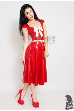 'Bow-delicious' Latex Party Dress