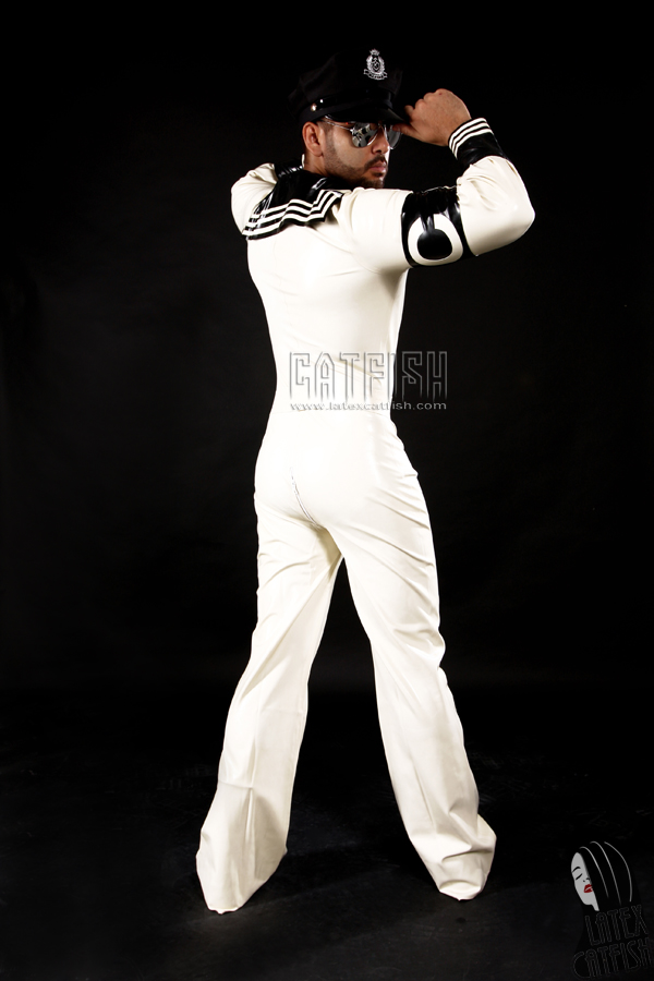 Men's 'Anchors Aweigh' Latex Sailor Suit