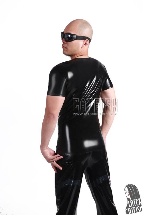 Men's 'Rugged' Latex Two-Tone T-Shirt