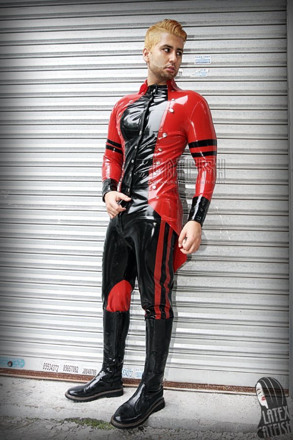 Men's 'Southerner' Latex Uniform Tailcoat Men's 'Southerner' Latex Uniform Tailcoat