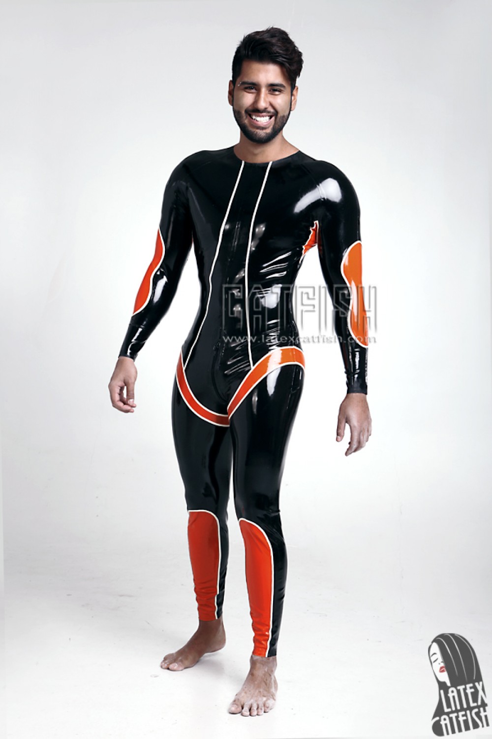 Men's 'Circinus' Back Zipper Latex Catsuit Men's 'Circinus' Back Zipper Latex Catsuit