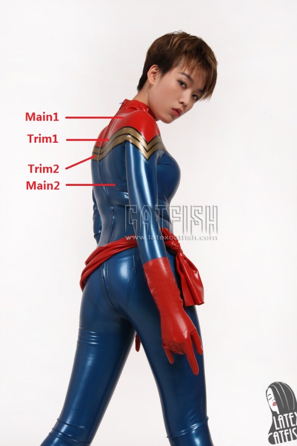 'Starstruck' Long-Sleeved Latex Catsuit