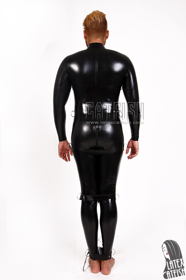 Men's 'Zig-Zag Ties' Catsuit