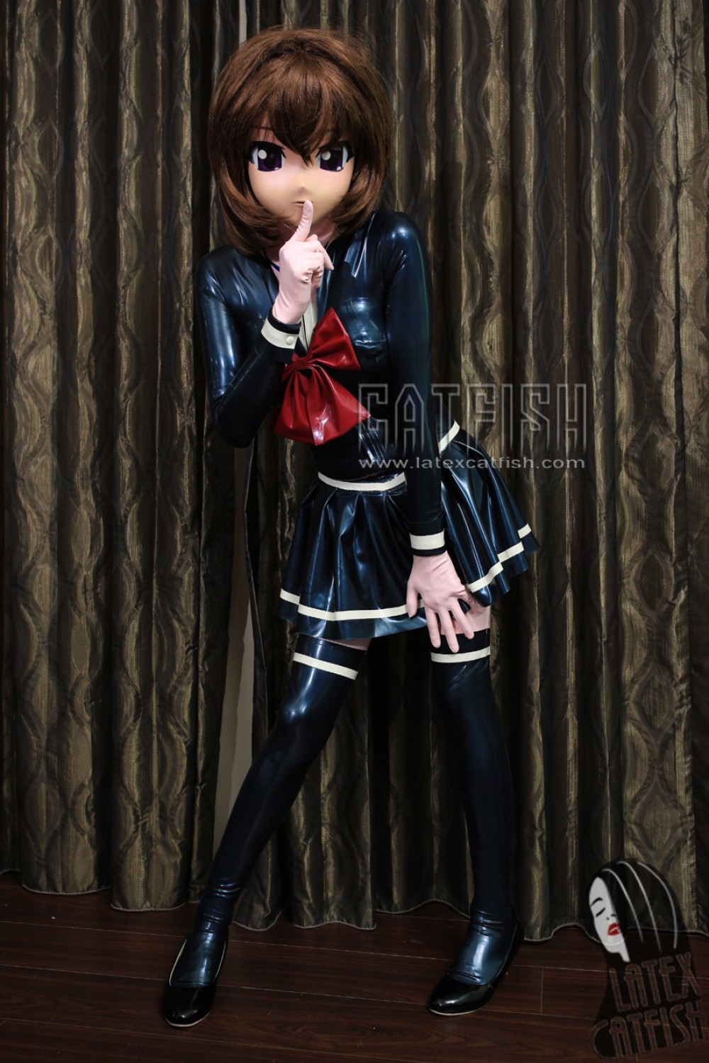 Anime 'Schoolgirl' Latex Costume Anime 'Schoolgirl' Latex Costume