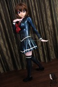 (stock clearance) Anime 'Schoolgirl' Latex Costume