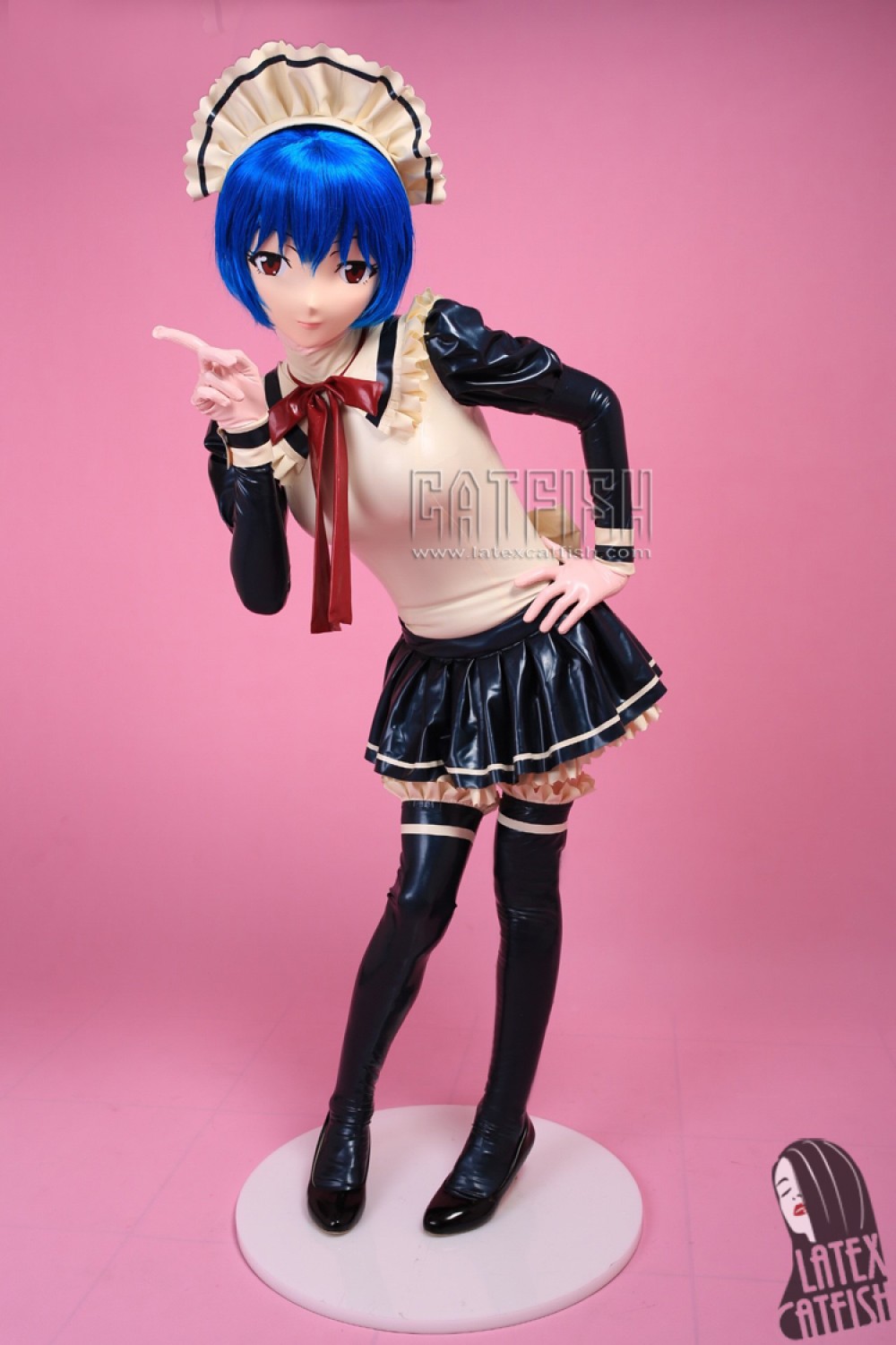 Anime 'Waitress/Maid' Latex Costume Anime 'Waitress/Maid' Latex Costume