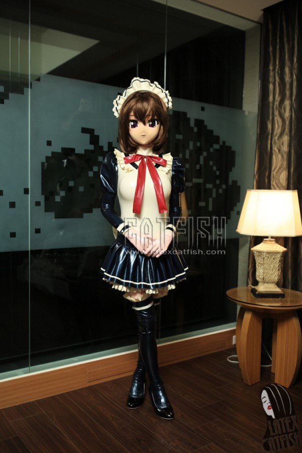 Anime 'Waitress/Maid' Latex Costume