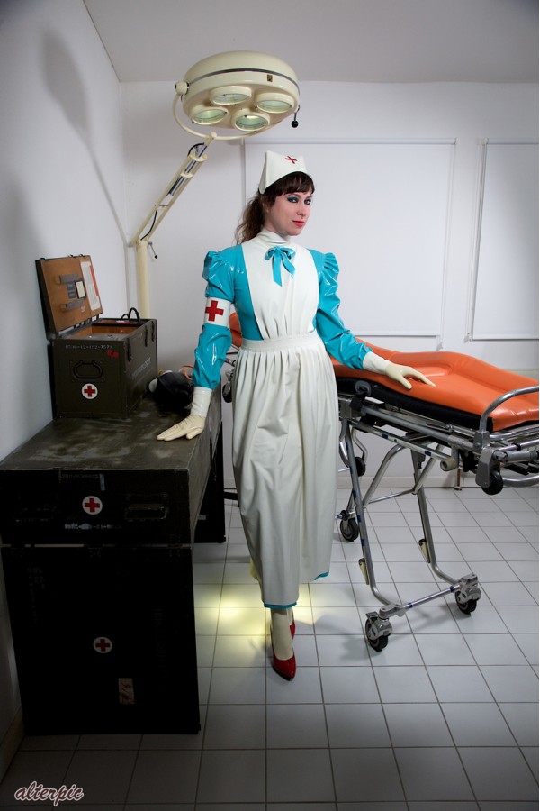 'Florence Nightingale' Latex Nurse Uniform