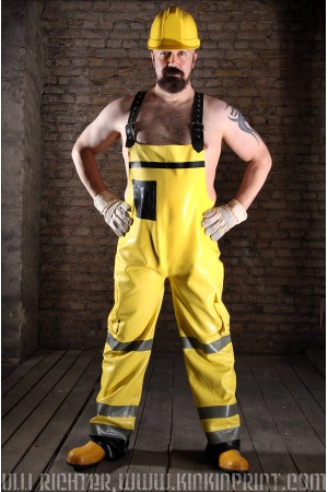 Men's 'Tradesman' Latex Dungarees