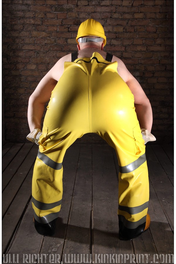 Men's 'Tradesman' Latex Dungarees